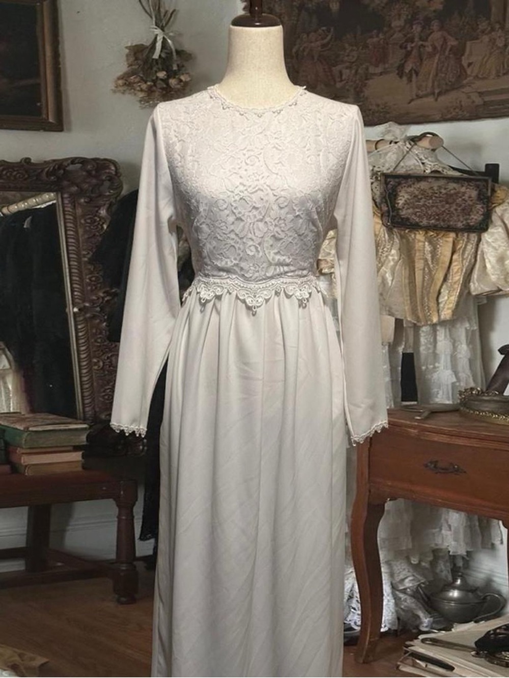 Vintage revival wedding gown by California Dynasty S